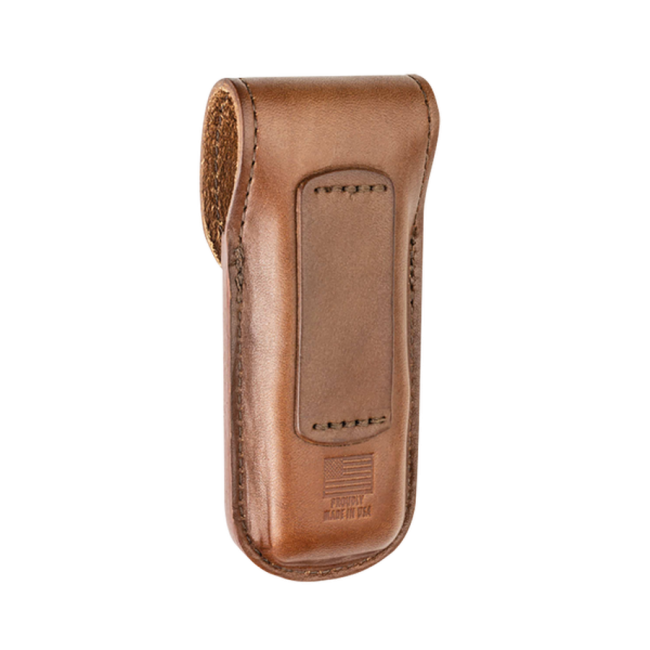 Etui Cuir Heritage Marron Medium