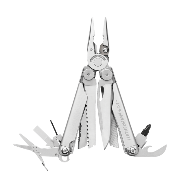 Pince multifonctions 18 outils Wave Plus gris sans étui - Leatherman