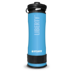 Butelka Liberty z oczyszczaczem wody Niebieska - LifeSaver