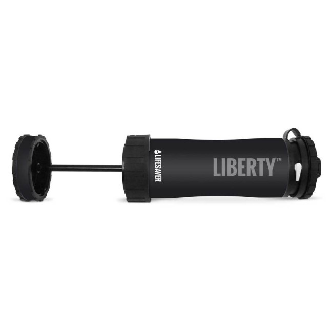 Butelka Liberty z oczyszczaczem wody Czarna - LifeSaver