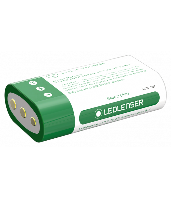 Double batterie Li-ion 21700 4800mAh pour H15R & H19R - Led Lenser