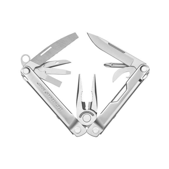 Pince multifonctions 14 outils Bond gris avec étui - Leatherman