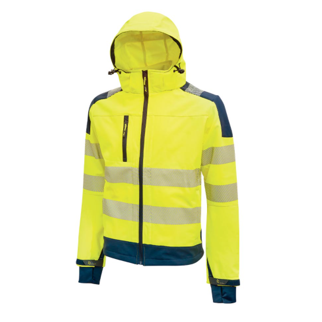 Veste Softshell haute visibilité MIKY Jaune Fluo - U Power
