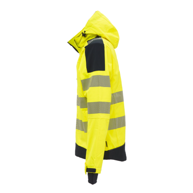 Kurtka Softshell o wysokiej widoczności MIKY Żółta Fluo - U Power