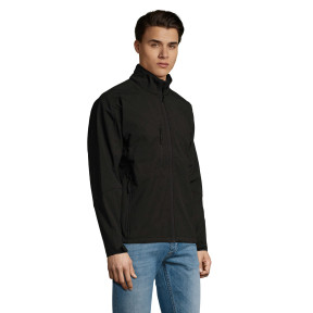 Kurtka softshell Relax Czarna - Sol's