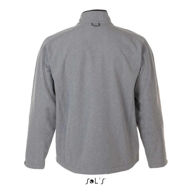 Softshell-Jacke Relax Grau meliert - Sol's