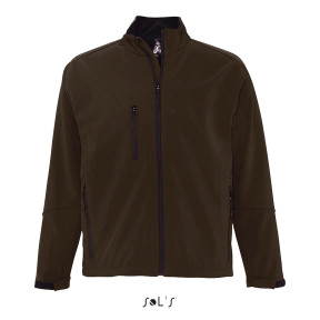 Softshell-Jacke Relax Dunkelbraun - Sol's