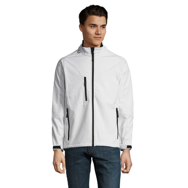 Softshell-Jacke Relax Weiß - Sol's