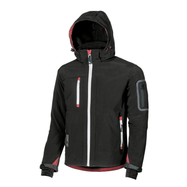 Softshell werkvest Metropolis Zwart - U-Power