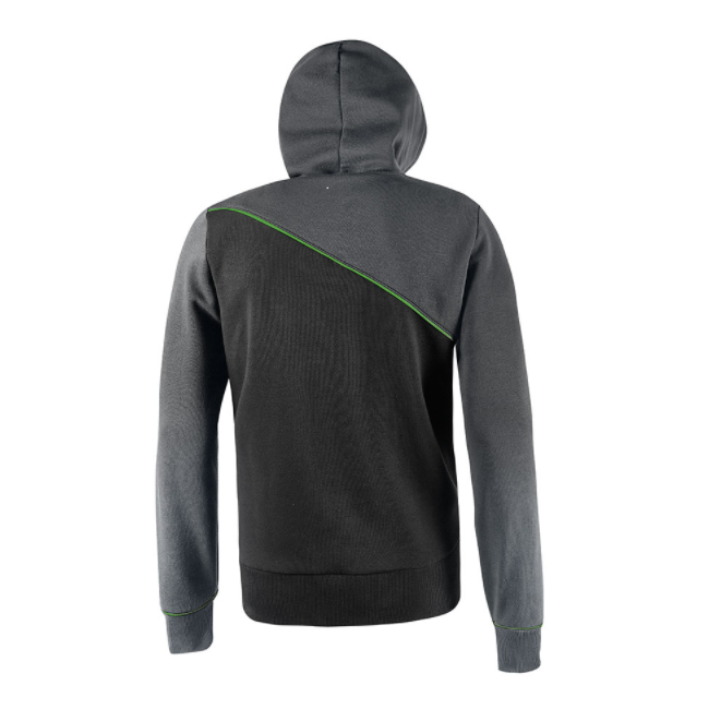 Hoodie met rits Jupiter grijs - U Power