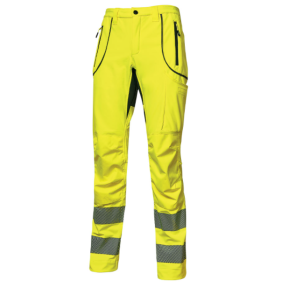 Pantalon de travail Ren HV Jaune fluo - U-Power