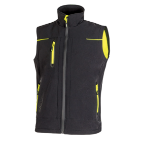 Softshell Vest Pro UNIVERSE Zwart micro-fleece - U Power