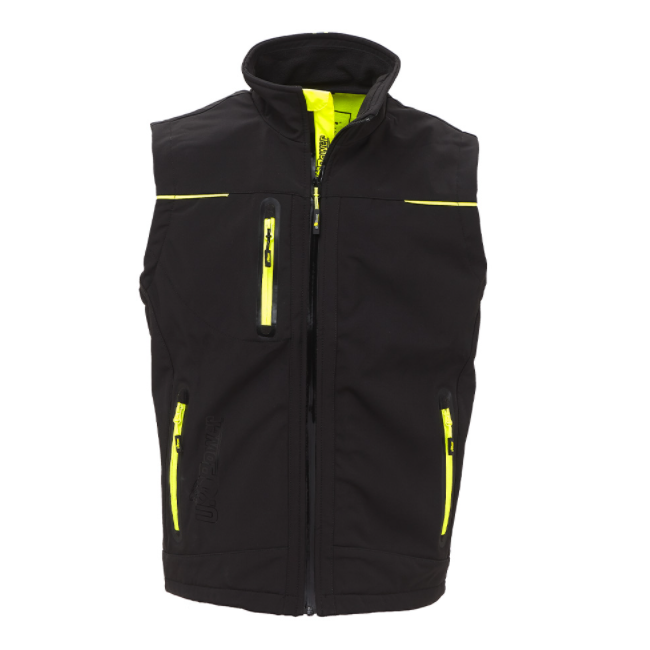 Kamizelka Softshell Pro UNIVERSE Czarna micro-polar - U Power