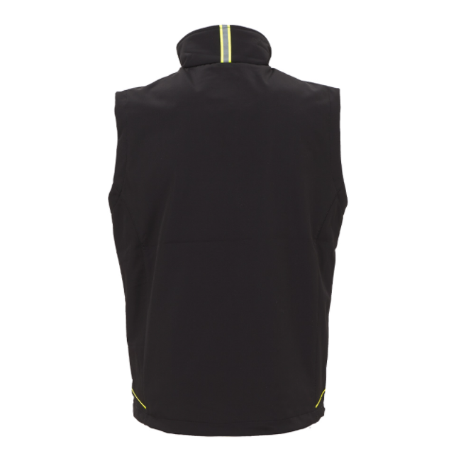Softshell Vest Pro UNIVERSE Zwart micro-fleece - U Power