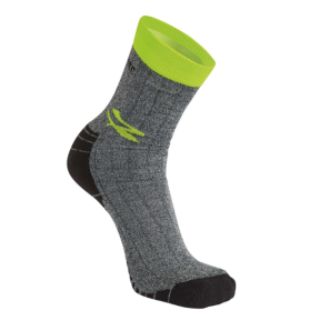 Sokken Giady grijs en geel fluo - U Power
