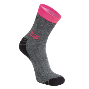 Sokken Giady grijs en fuchsia - U Power