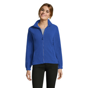 Damen-Microfleecejacke North mit Reißverschluss royal - Sol's