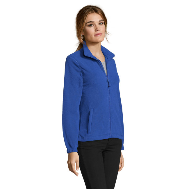 Damen-Microfleecejacke North mit Reißverschluss royal - Sol's