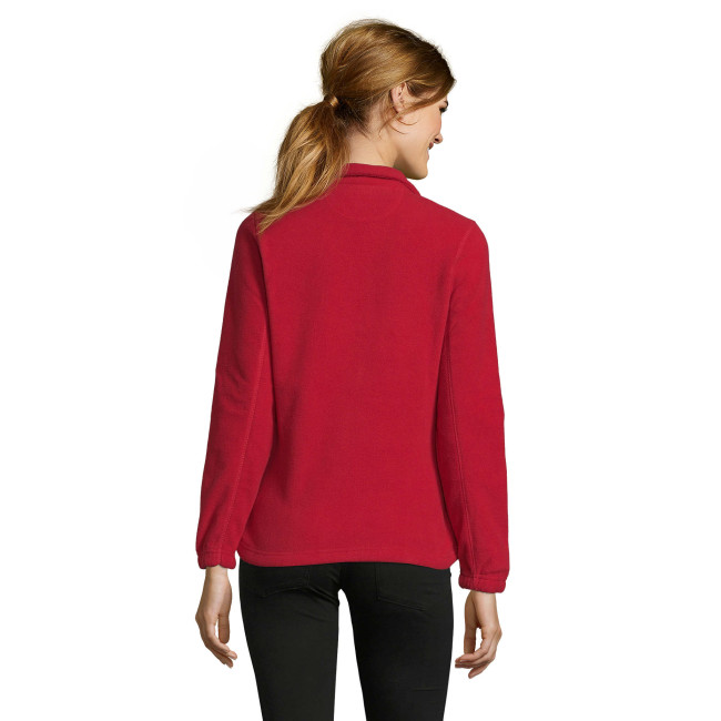 Veste micropolaire zippée north femme rouge - Sol's