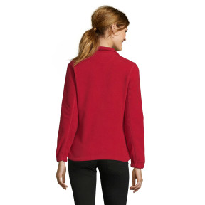 Damen-Microfleecejacke North mit Reißverschluss rot - Sol's