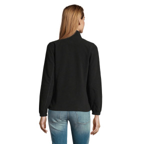 Microfleece vest met rits north dames zwart - Sol's