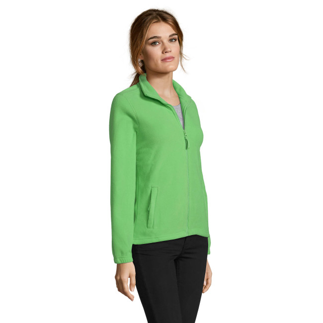 Veste micropolaire zippée north femme lime - Sol's