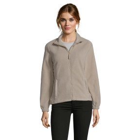 Dames microfleece vest met rits north touw - Sol's