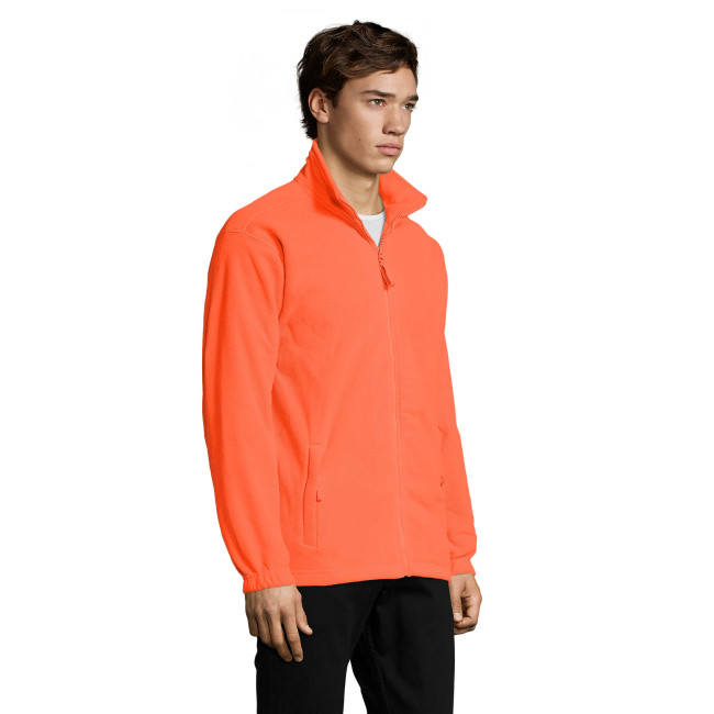 Veste micropolaire zippée north orange fluo - Sol's