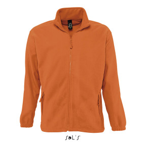 Microfleece vest met rits north oranje - Sol's