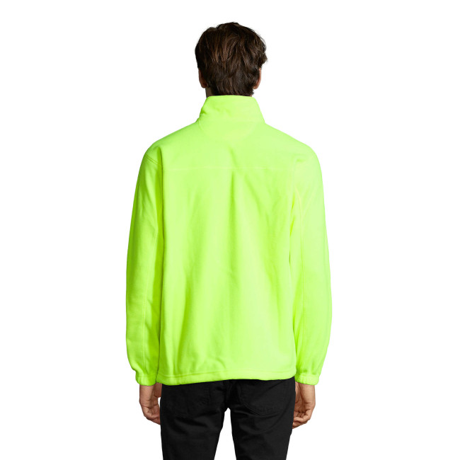 Veste micropolaire zippée north jaune fluo - Sol's