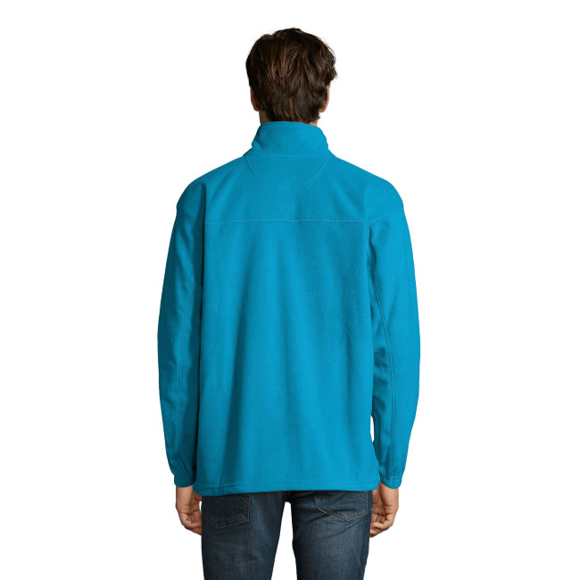 Microfleece vest met rits north aqua - Sol's