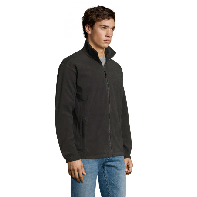 Microfleece vest met rits north antraciet - Sol's