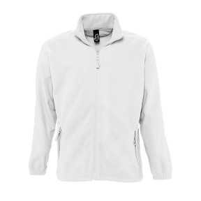 Mikrofleece-Jacke mit Reißverschluss North Weiß - Sol's