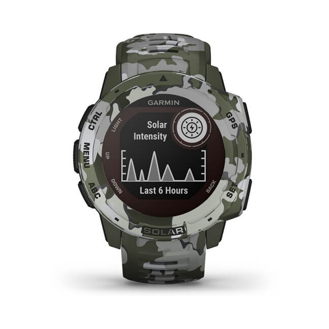 Multifunctioneel GPS Horloge Instinct Solar Lichen camo - Garmin
