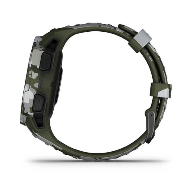 Montre GPS multifonctions Instinct Solar Lichen camo - Garmin
