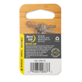 Mousqueton S-Biner Taille 1 x2 -Nite Ize
