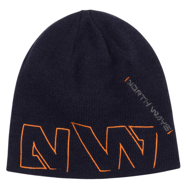 Muts Martin marine en oranje - North Ways