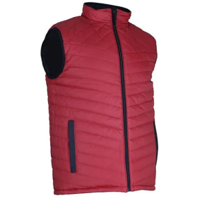 Bodywarmer réversible Tribal noir/rouge - LMA