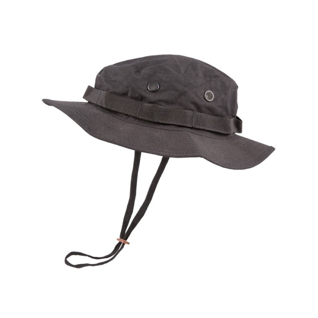 Boonie Hat - US Style Jungle Hat Black - Kombat Tactical