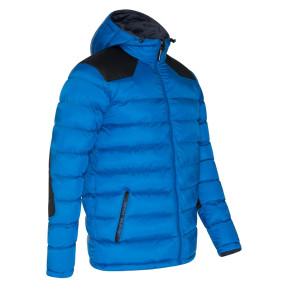 Wendbare Daunenjacke Vinci blau und grau - North Ways