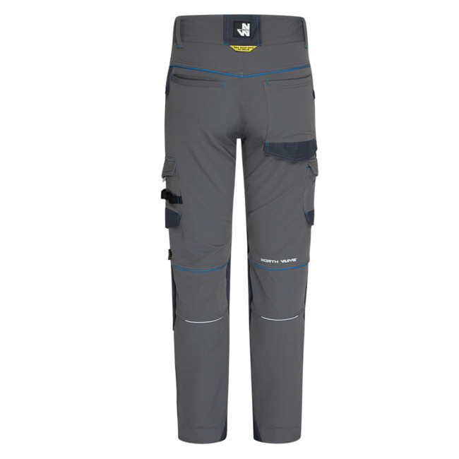 PANTALON SACHA GRIS/BLEU - NORTH WAYS