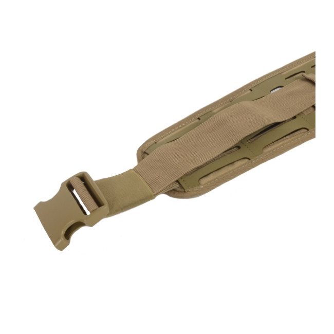 MOLLE ATILLA lasercut koppelriem + NIJRAB 3 Coyote riem - Dimatex