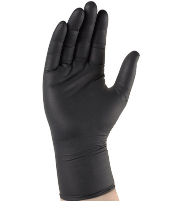 Boîte de 100 gants nitrile noir AQL 1.5 - Singer Safety