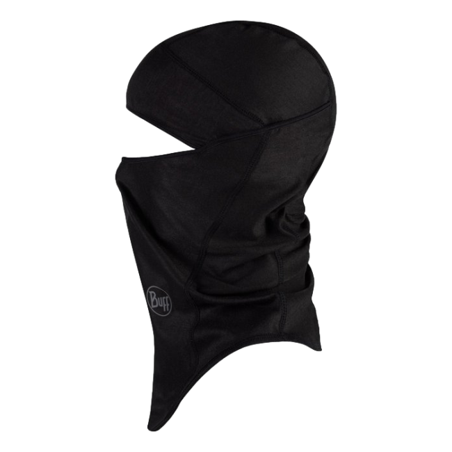 Sturmhaube ThermoNet Hinged Solid Schwarz - Buff