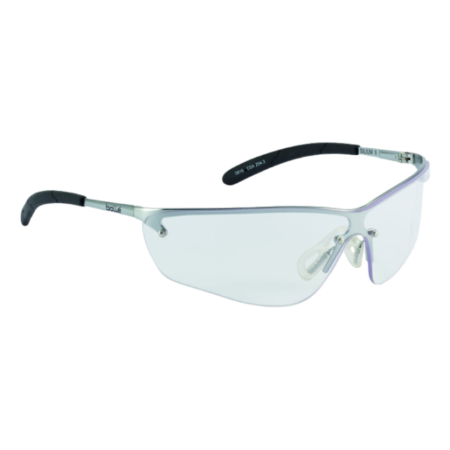 Lunette de protection incolore anti-buée Silium - Bollé Safety