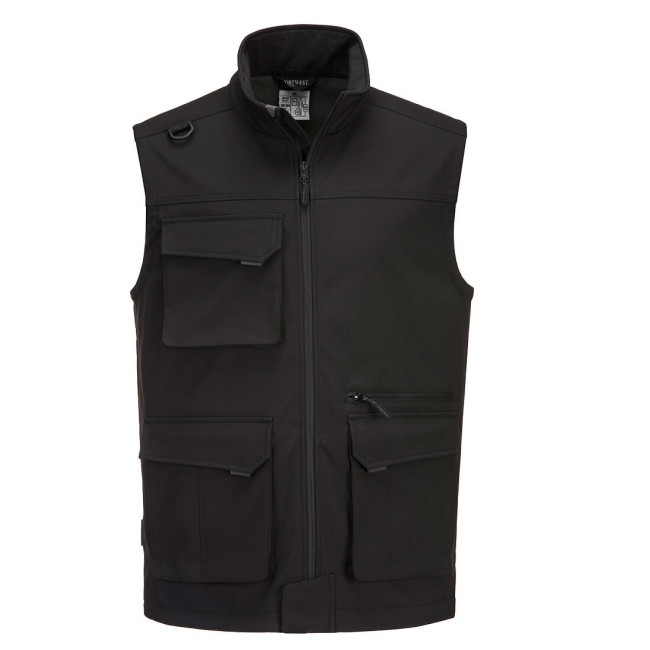 Softshell Werkvest KX3 zwart - Portwest