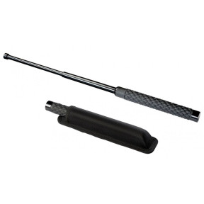 Bastão de defesa telescópico reforçado 16" - Preto - A10 Equipment
