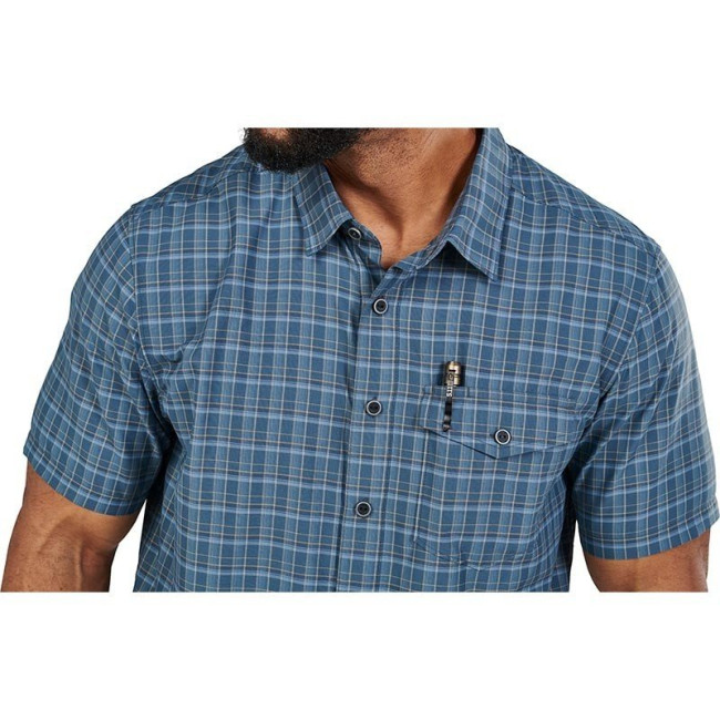 AIDEN S/S PLAID SHIRT TURBLNCE PLD - 5.11 Tactical