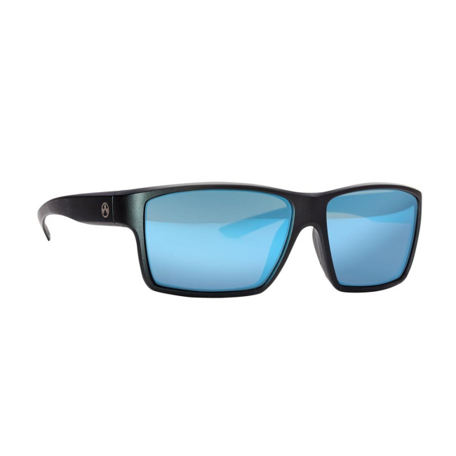 Explorer Sonnenbrille Schwarz mit blauen polarisierten Gläsern - Magpul