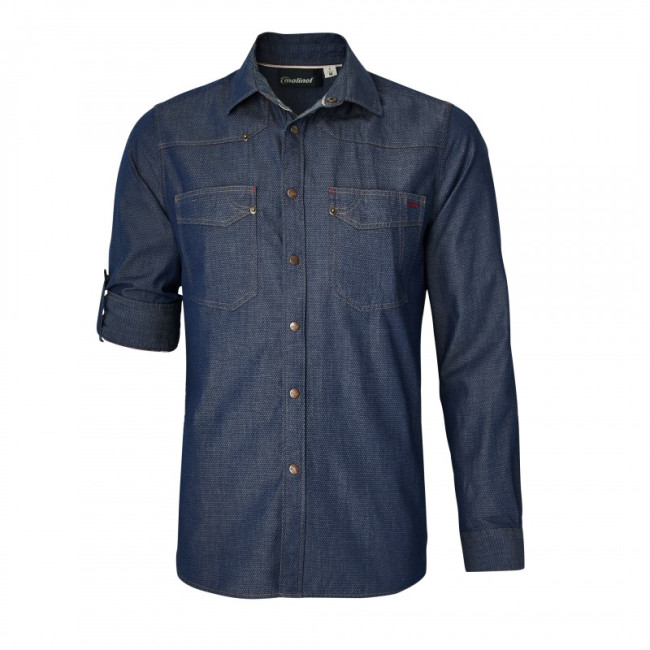 Herenoverhemd Authentique denim - Molinel
